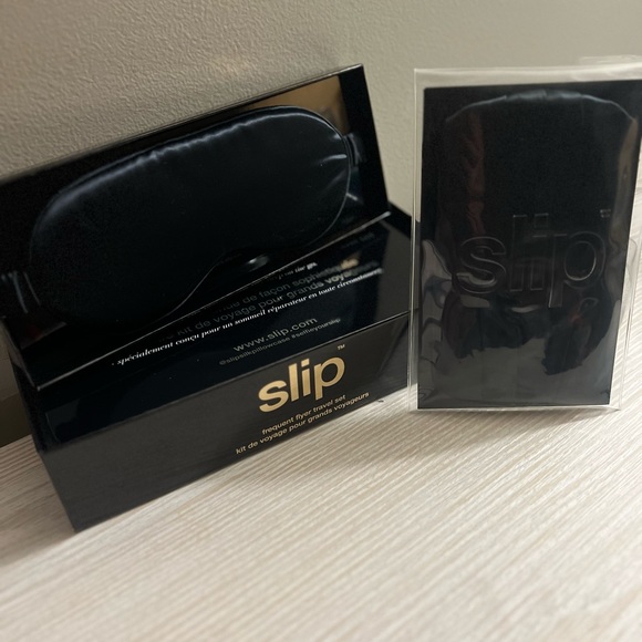 SLIP Silk Black eye mask and Face mask from travel set NWT - Picture 3 of 5